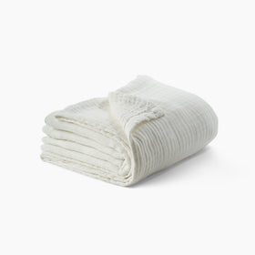 GOTS Certified Organic Muslin Blanket for Adults