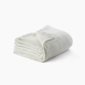 White 4 Layer Muslin Fabric