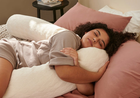sleeping with bearaby cuddler
