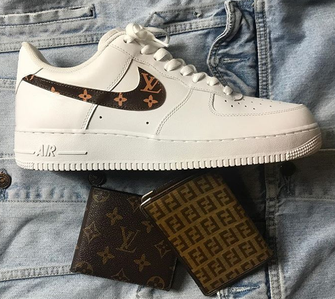 air force 1 louis vuitton reflective