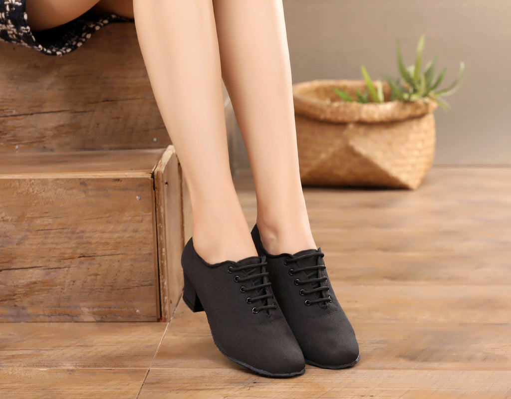 Zapatos negros de | Zapatos de de salón latino par – Dance Shoes Mart
