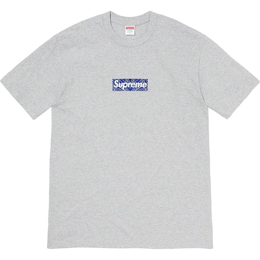 Supreme FW19 Bandana Box Logo Tee - Grey – Leerdo