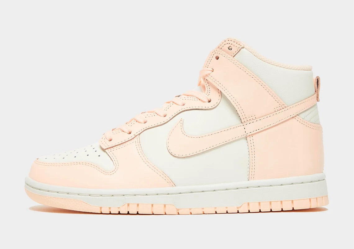 nike women's dunk high crimson tint