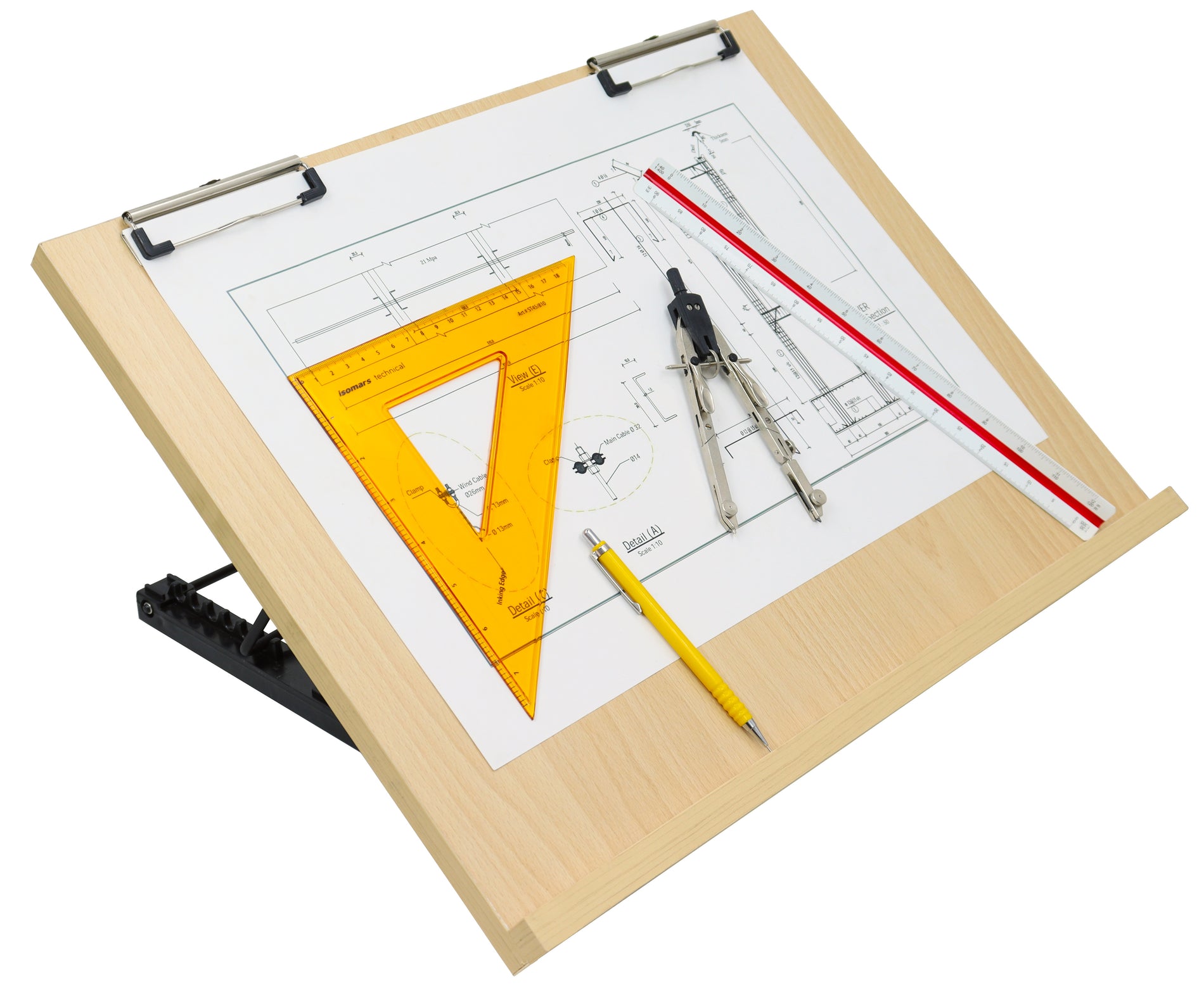 Isomars Drawing Board A3 Wooden Foldable Artboard Size (16"x21")