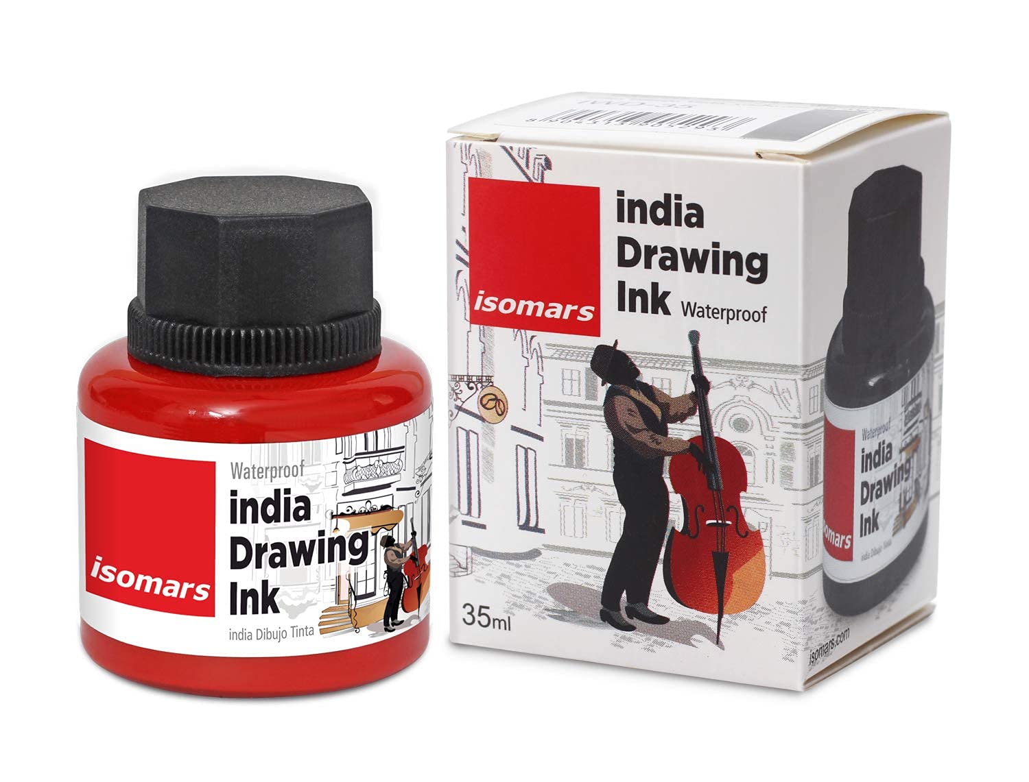 red india ink