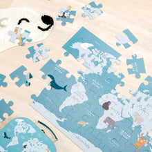 Load image into Gallery viewer, Endangered Animals Jigsaw puzzle Set