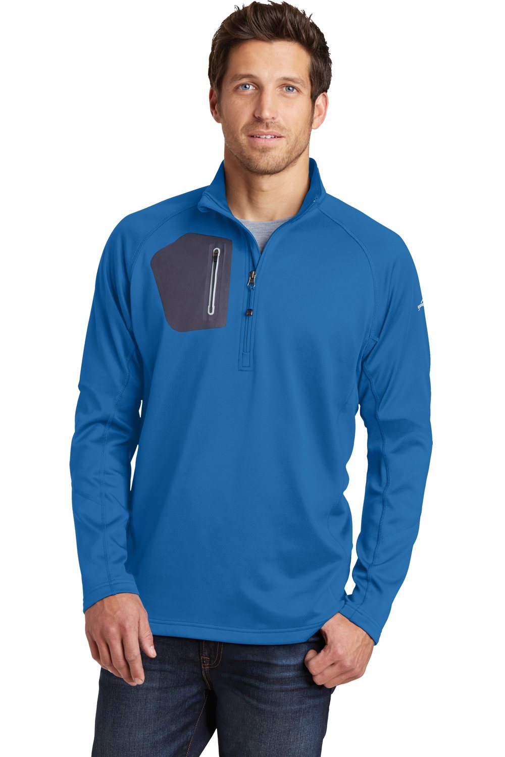 Custom Eddie Bauer Men's Performance Fleece 1/4 Zip Sweatshirt