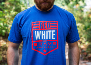 Red White & Brave Tee
