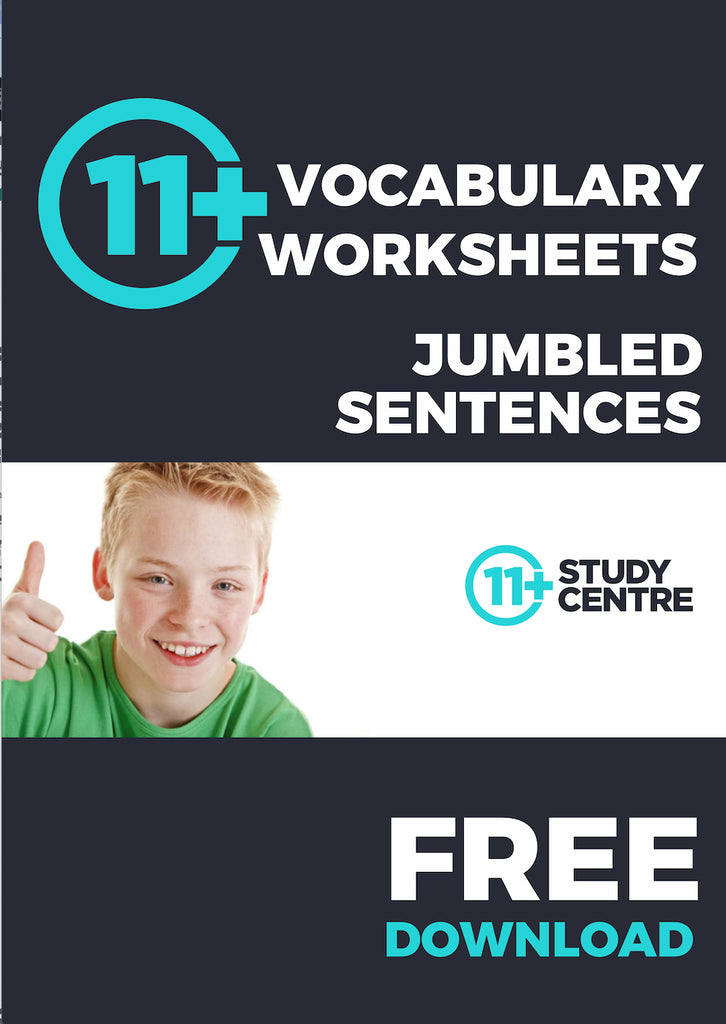 11 jumbled sentences pdf worksheet free 11 plus resources