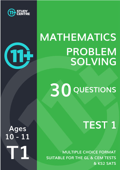 11 plus maths problem solving questions