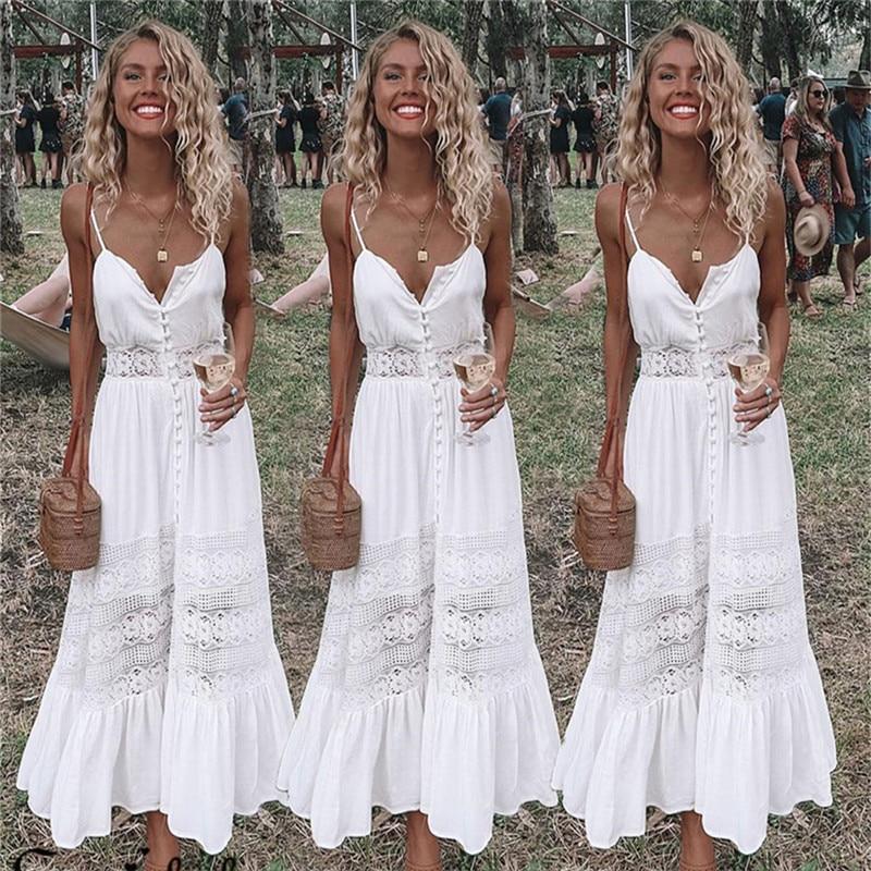 boho sleeveless dress