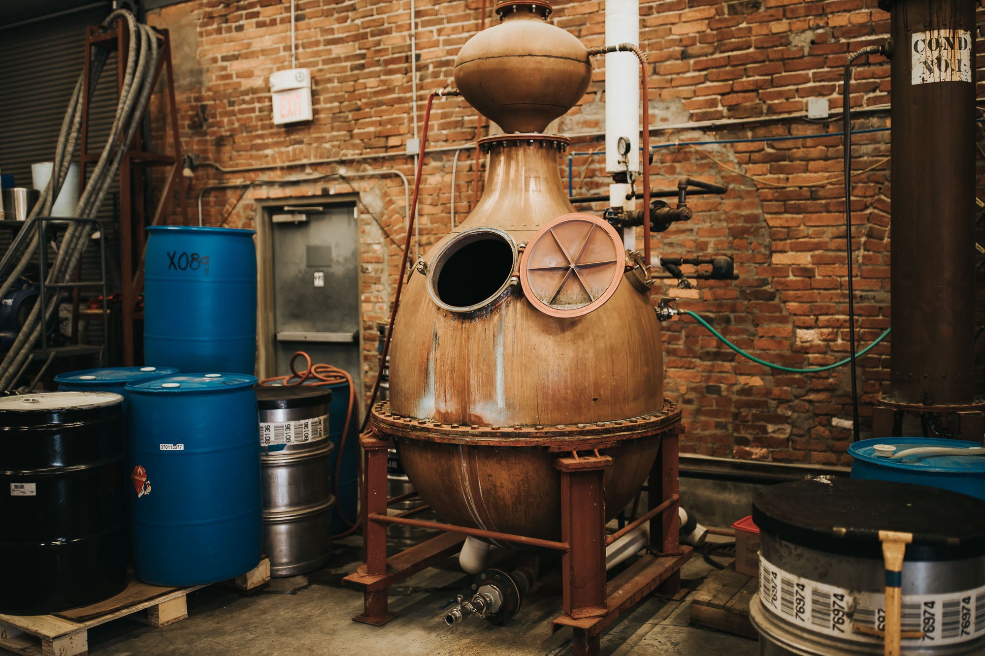 Corsair Distillery still