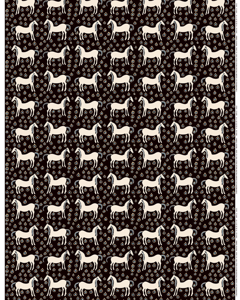 Marimekko Musta Tamma HW Cotton Fabric – The Modern