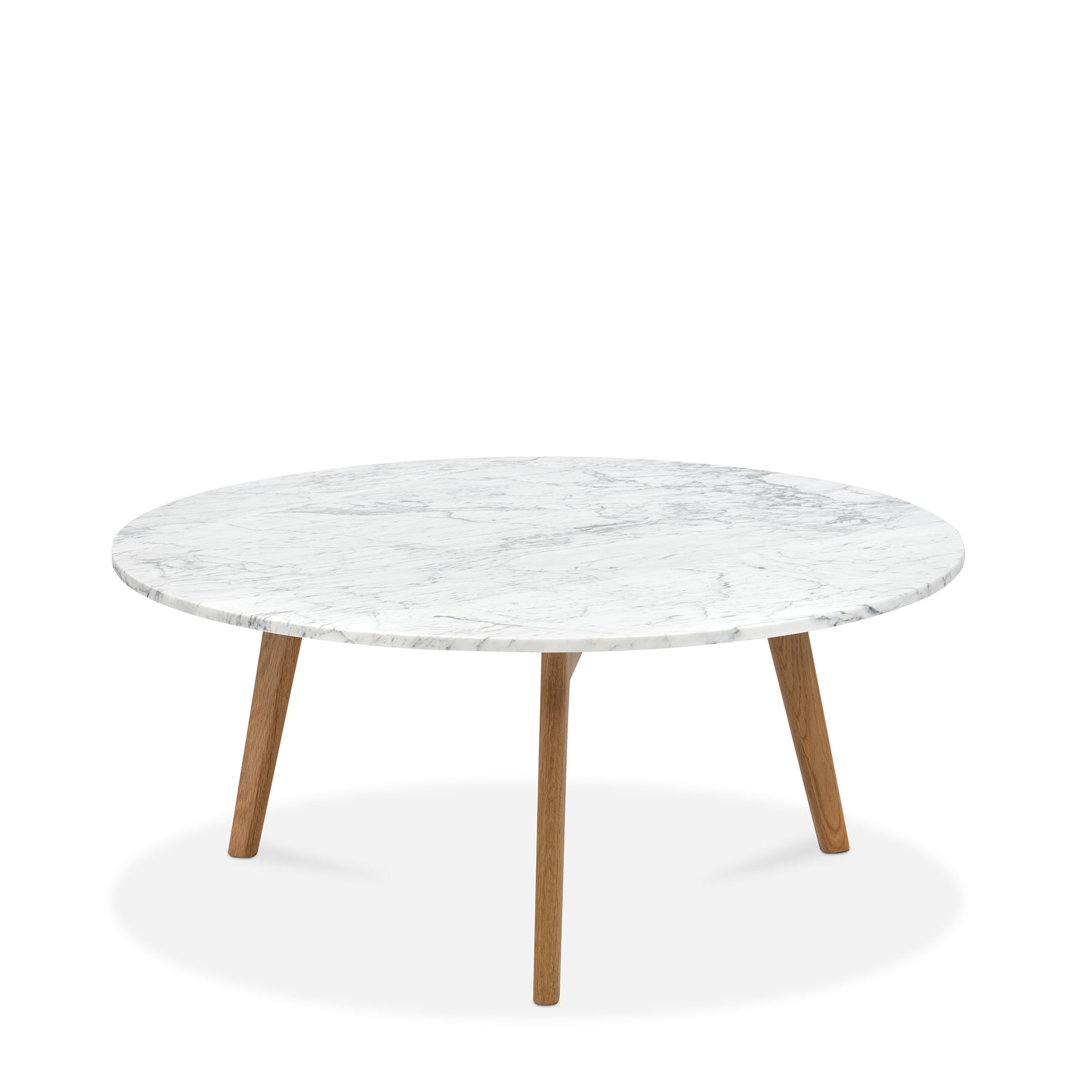 Forest Solid Oak Coffee Table - Marble Top | The Modern
