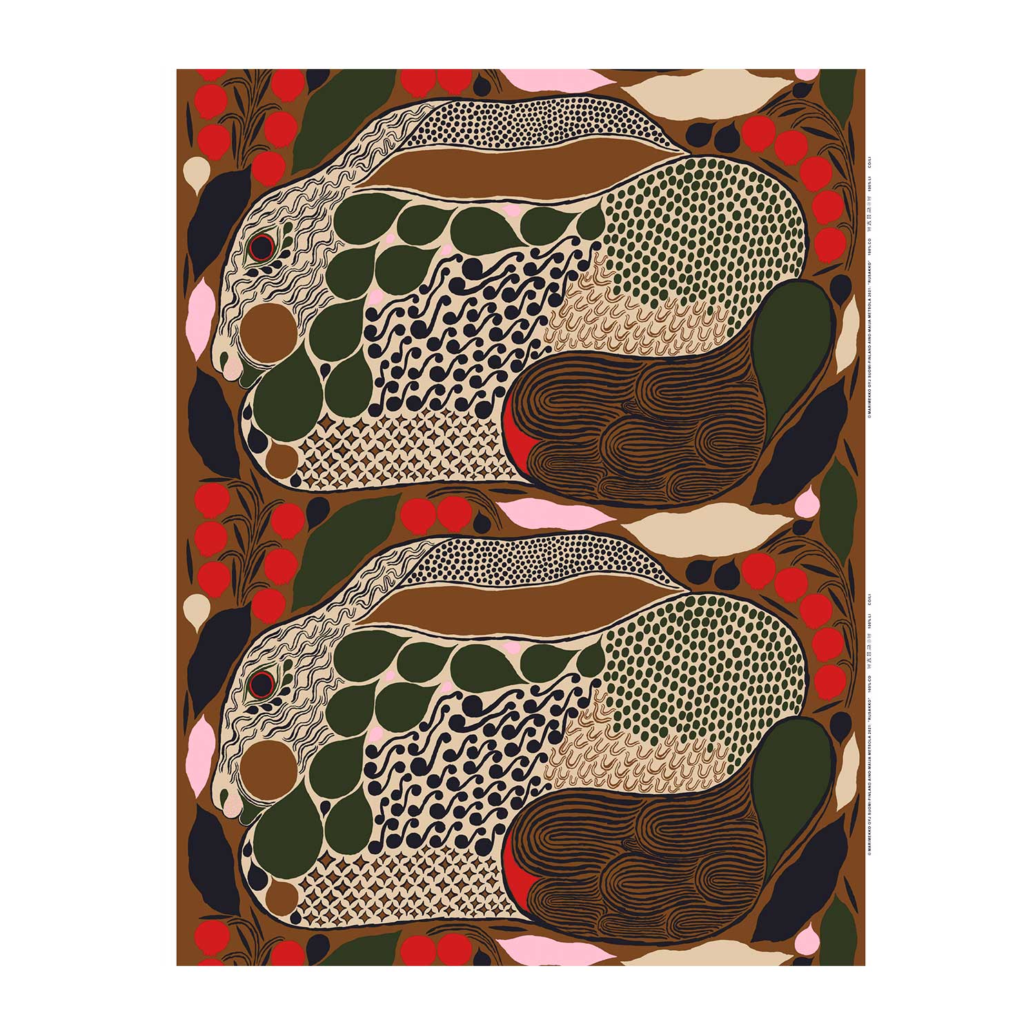 Marimekko Keidas Unbleached Cotton Fabric – The Modern