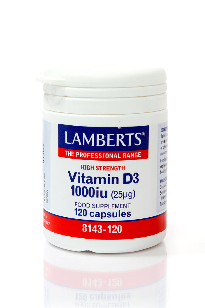 H01-8143/120 Lamberts Vitamin D3 1000iu*