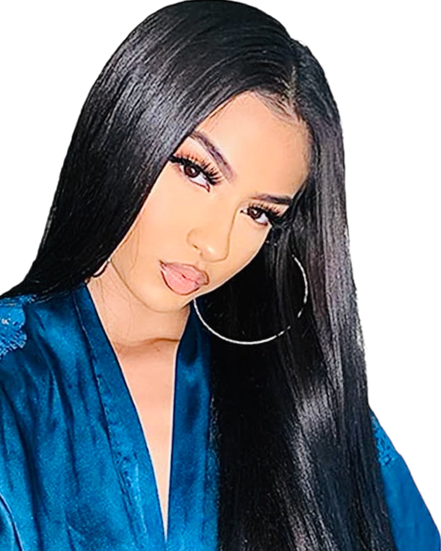 Synthetic Body Wave Hair 13X6 Pre-plucked Lace Closure Wig Glueless – SPI  Styles