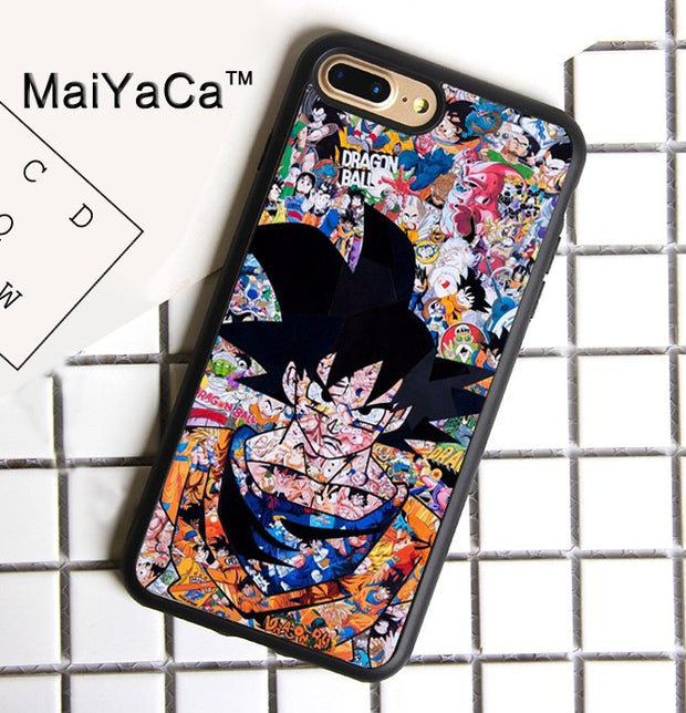 Maiyaca Dragon Ball Z Dbz Anime Collage Phone Case For Iphone 7 Plus A Emerald Cases