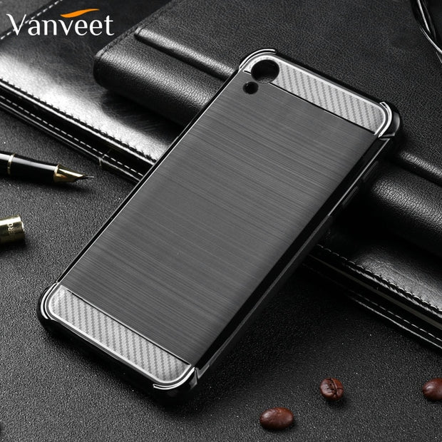 Vanveet Silicone Case For Asus Zenfone Live L1 Case Brushed Cover For Emerald Cases