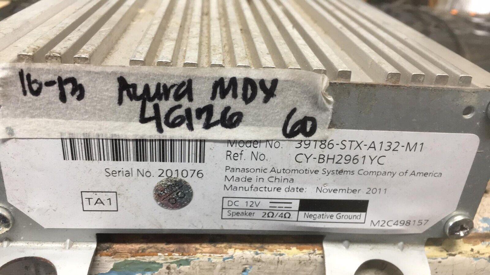 39186-STX-A132-M1 Acura MDX Amplifier Control Module 2010-2013