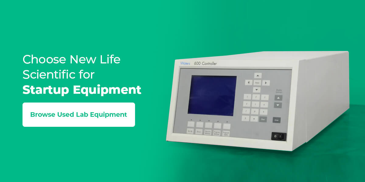 Choose New Life Scientific for Startup Equipment