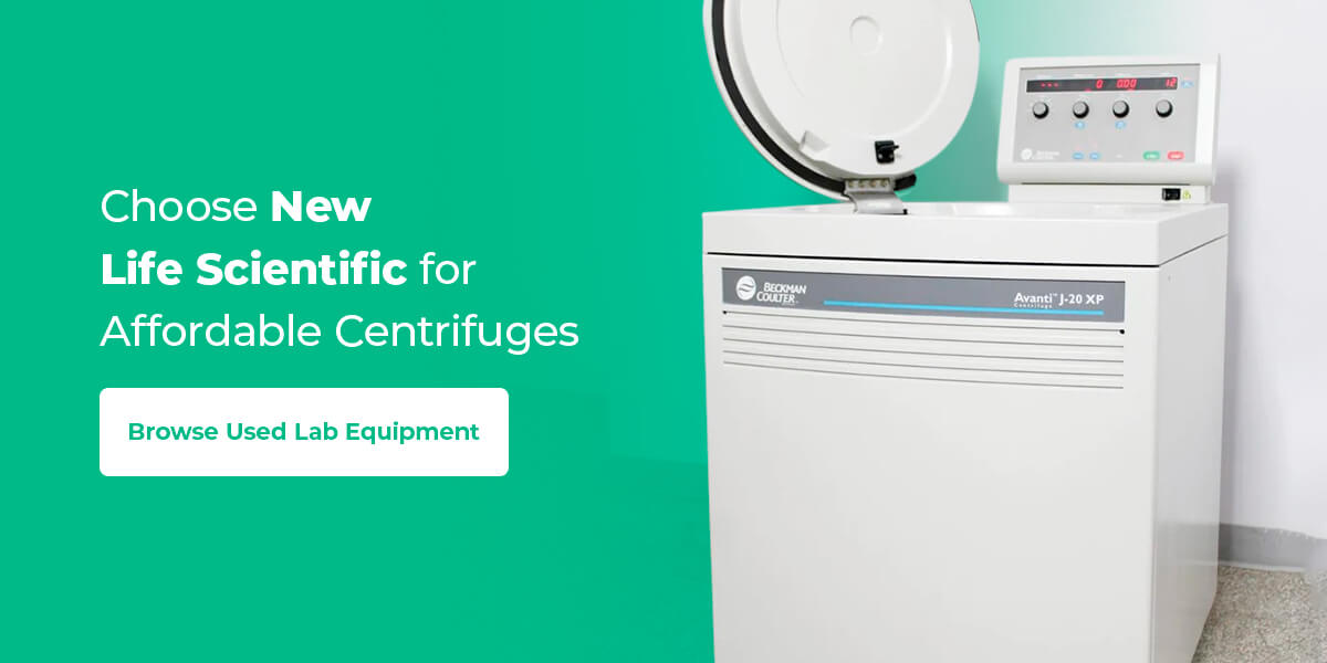 Choose New Life Scientific for Affordable Centrifuges