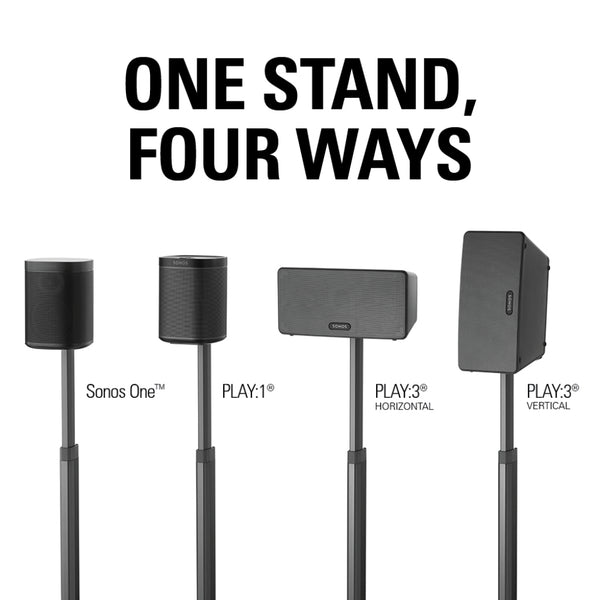 SANUS Adjustable Stands for Sonos ONE