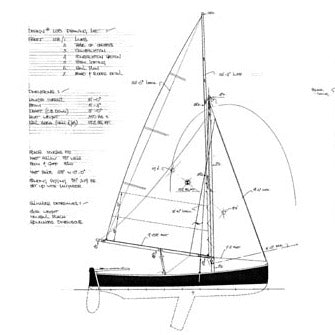 Gartside Boats | 16 ft Sailing Dinghy, Design #128
