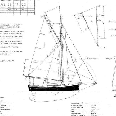 Gartside Boats 18 ft Cutter, Design #171