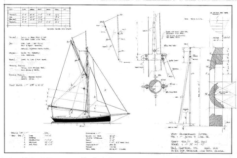 Gartside Boats 18FT Half-Decked Racing Gaff Cutter 