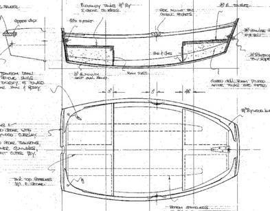 Gartside Boats 6 ft Plywood Pram Dinghy, Design #97