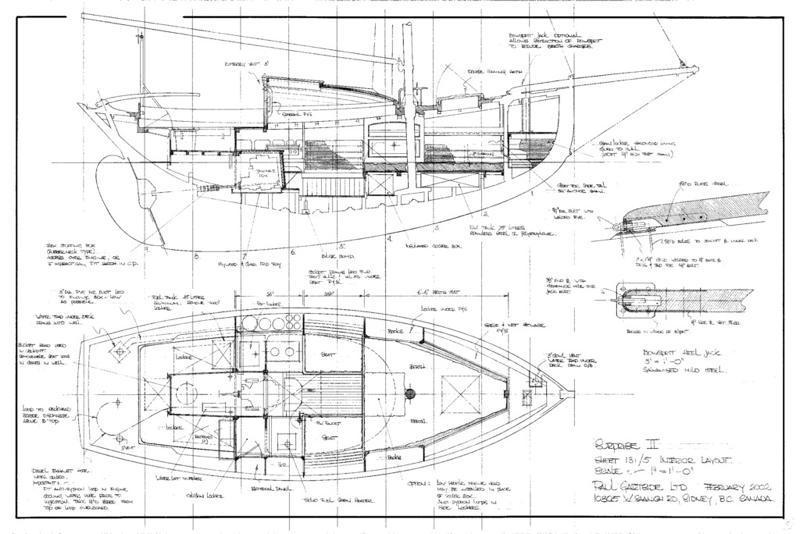 Gartside Boats 22 ft Gaff Cutter "Surprise II", Design #131