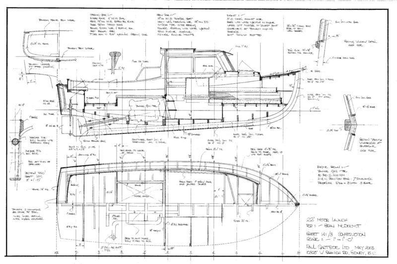 Gartside Boats | 22 ft Motor launch, Design #141