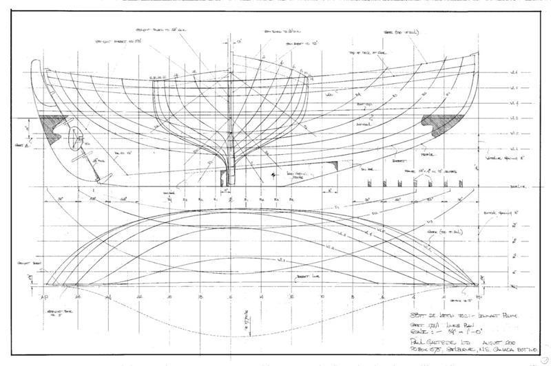 Gartside Boats 38 ft Double Ended Ketch, Design #173