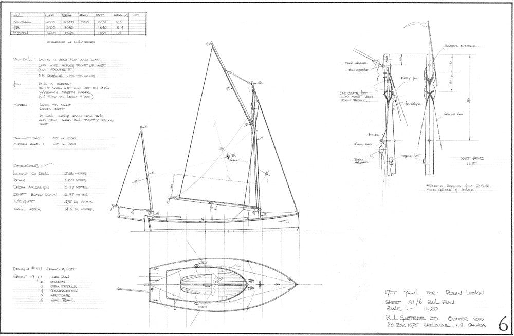 smart daysailer of traditional model and rig. This one will appeal 