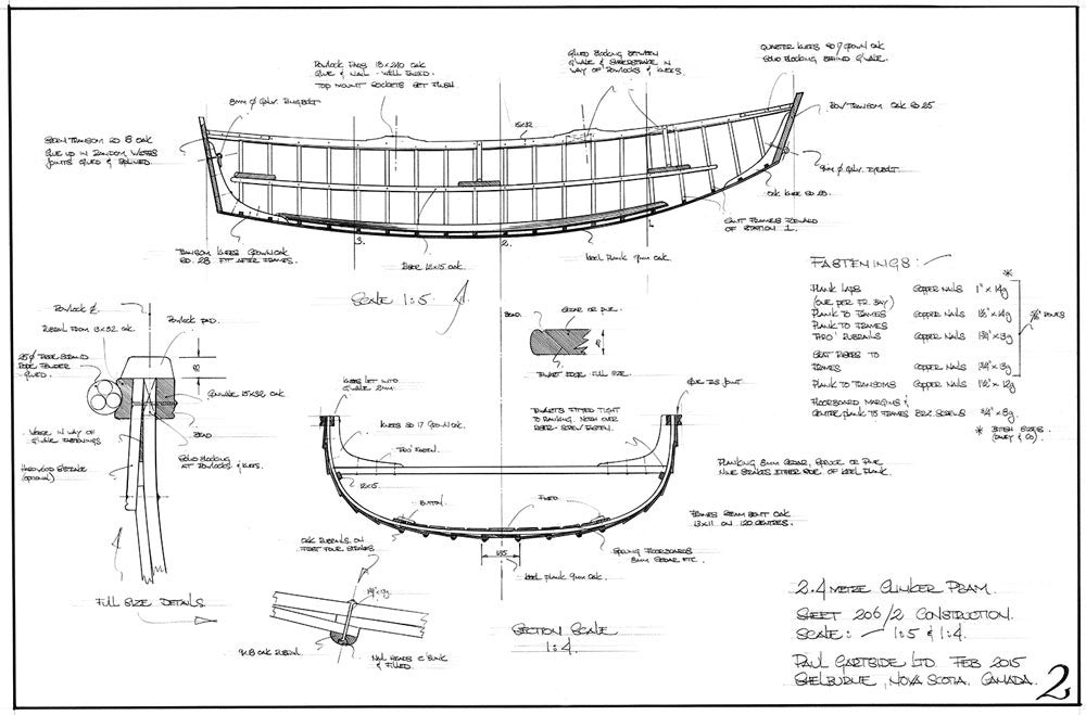 gartside boats 2.45 metre and 3.05 metre clinker pram