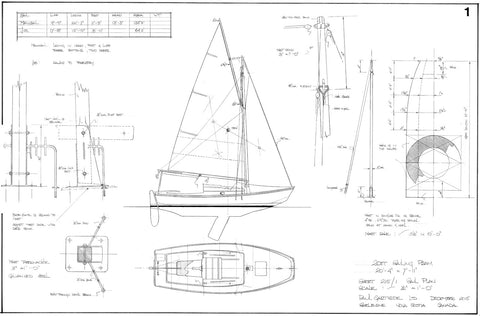 Gartside Boats 20FT Sailing Pram, Design #215