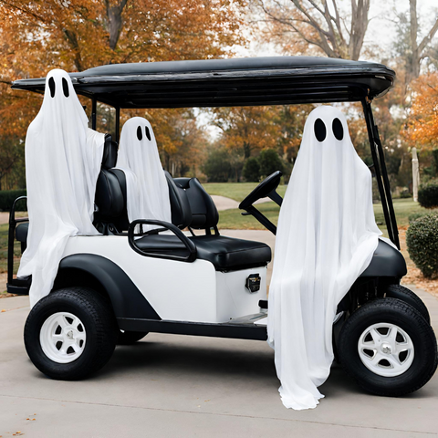 spooky golf cart