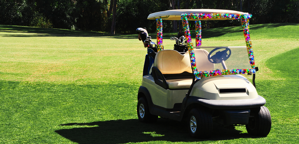 christmas golf cart decorations