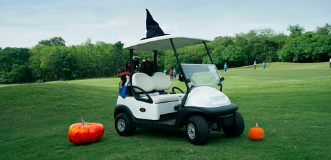 halloween golf cart