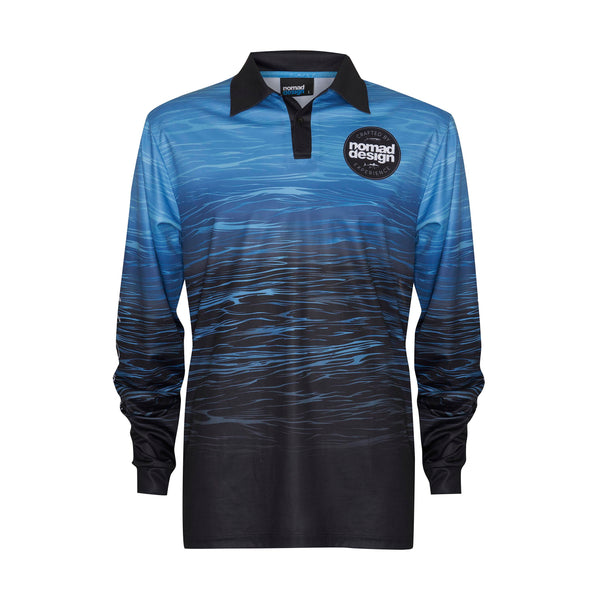 Tech Fishing Shirt Collared - Wahoo Hex Underwater –  Nomad-Design-International