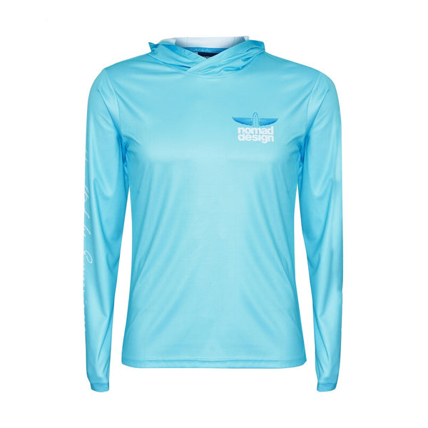 Womens Tech Fishing Shirt - Coral Swell – Nomad-Design-International