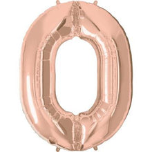 Rose Gold Helium Numbers