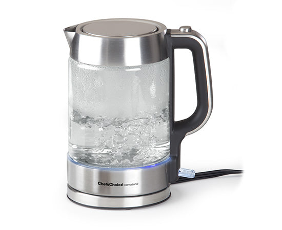 Best Buy: Elite Gourmet 1.7L Electric Programmable Cordless Glass Kettle  silver EKT-1789D