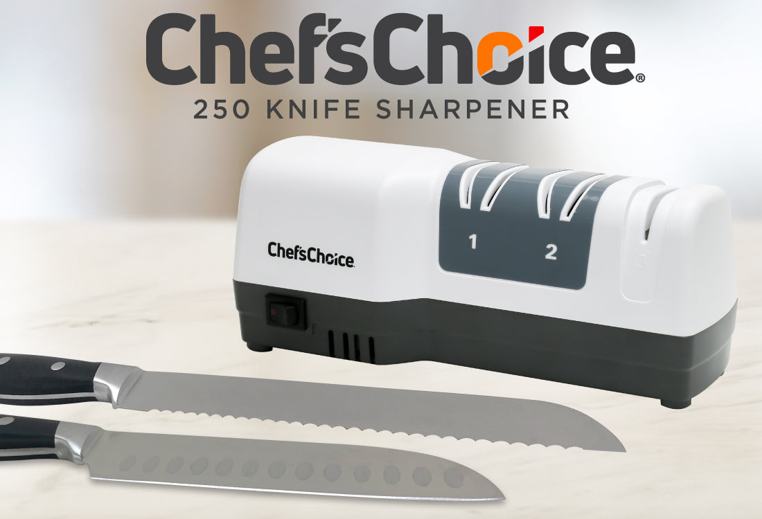 Chef's Choice Model 250 Hybrid Electric and Manual Knife Sharpener 