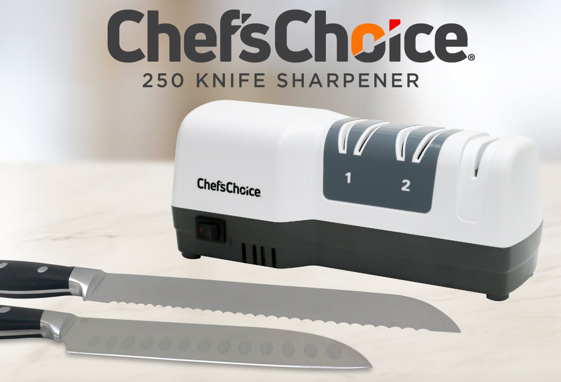 New Chefs Choice 202 Diamond Hone Electric Knife Sharpener 2 Stages!