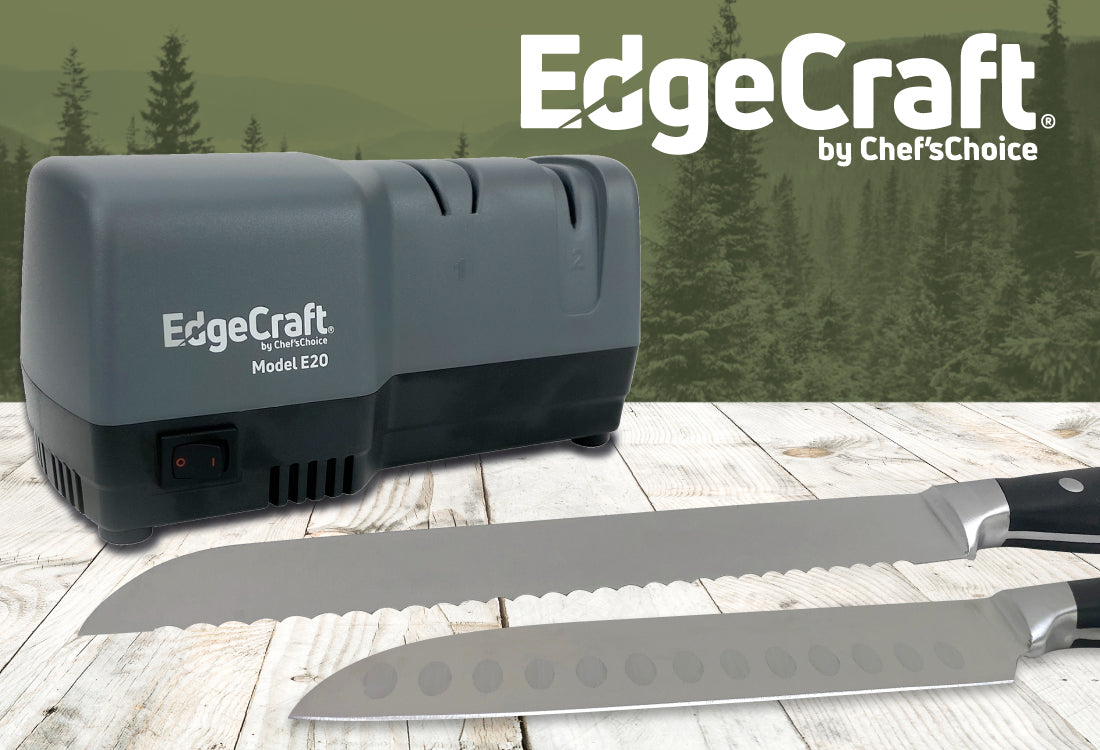 Ergo Chef 1204 Fast Edge II Sharpener & Hone with Auto Adjusting Inserts Knife