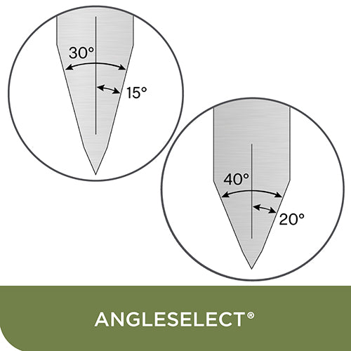 Edgecraft Model E4635 Angleselect Manual Knife Sharpener, 2-stage 15 Or 20- degree Dizor, In Gray (she635gy12) : Target