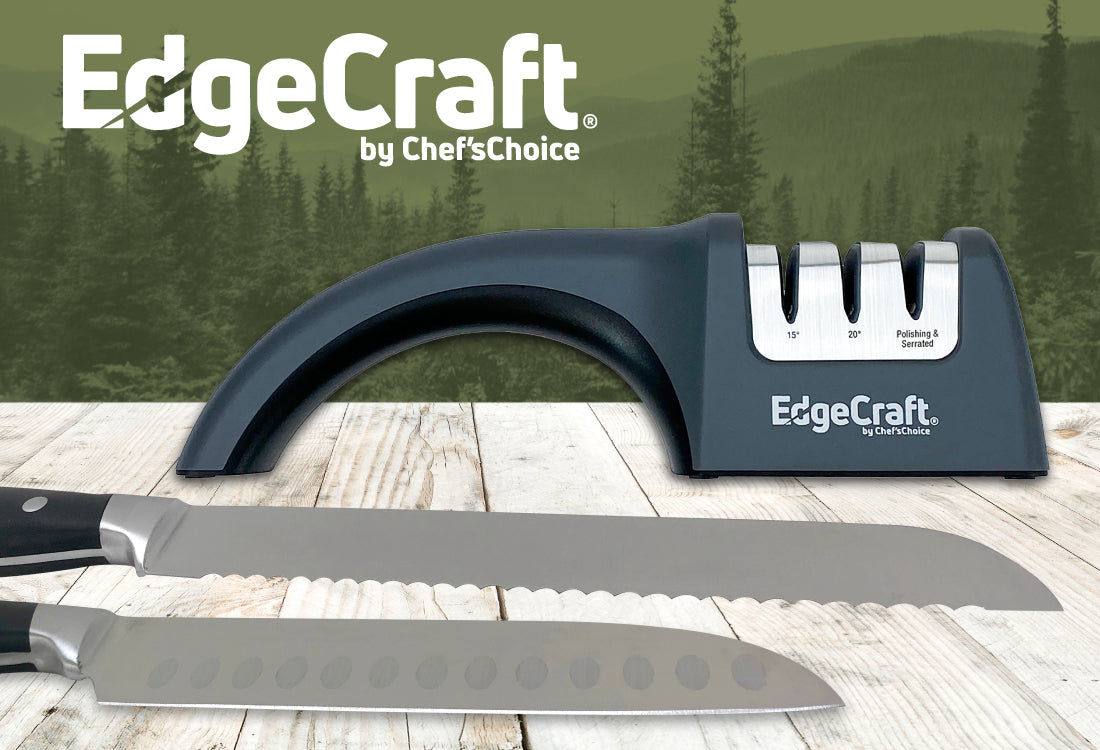 Edgecraft Model E442 Manual Knife Sharpener, 2-stage 20-degree Dizor, In  Gray (she442gy12) : Target