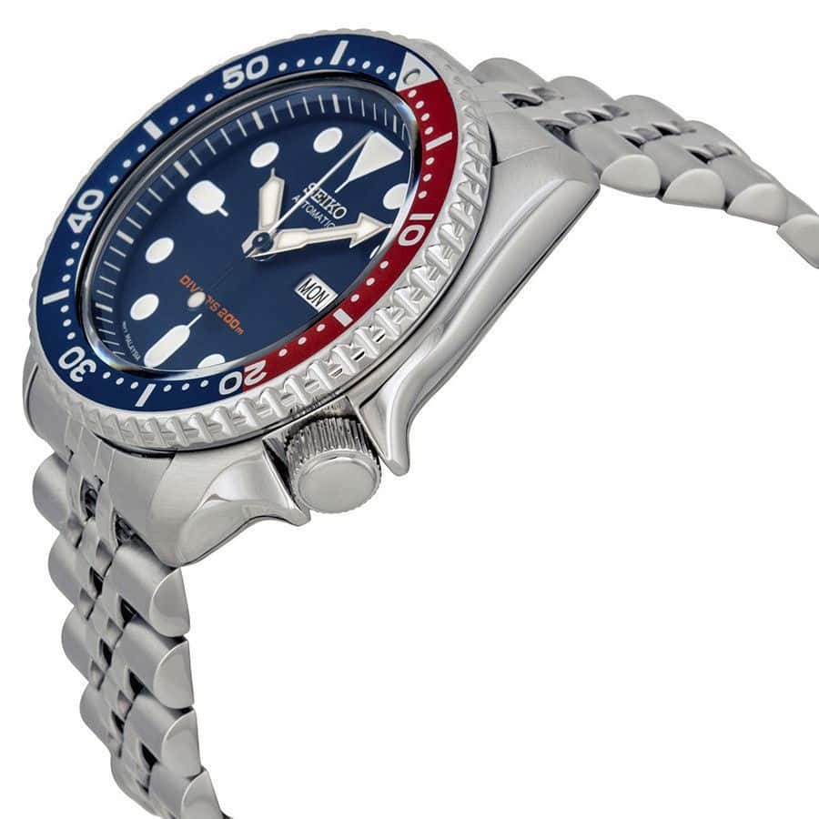 Seiko 009 Pepsi SKX009K2 automatic watch with jubilee bracelet - 2b Gioielli